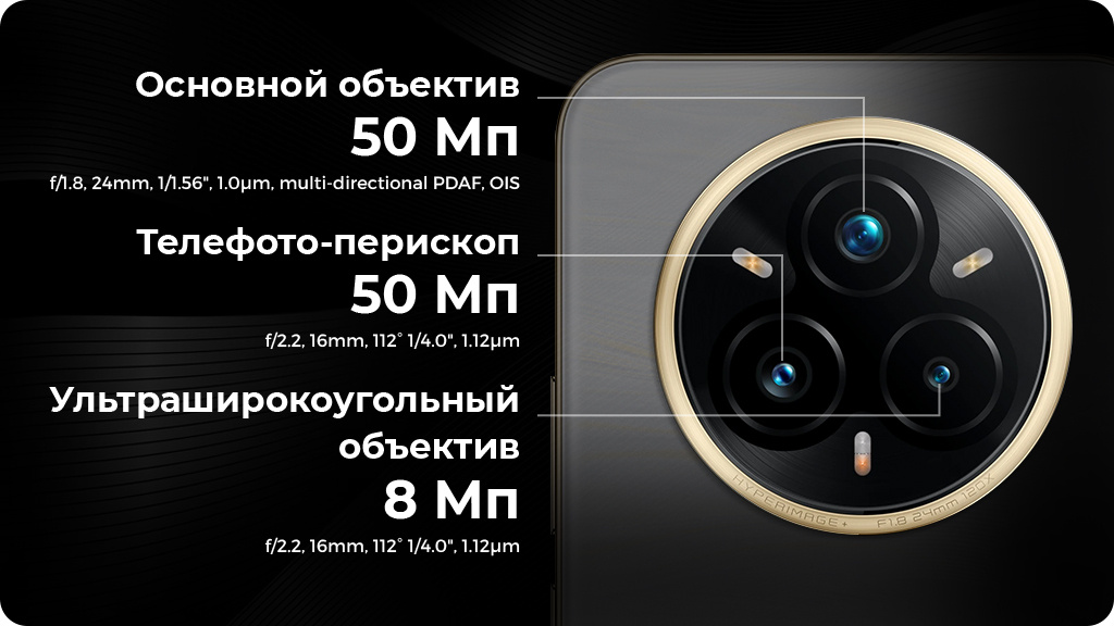 Realme 14 Pro+ 8/256Gb РСТ Белый