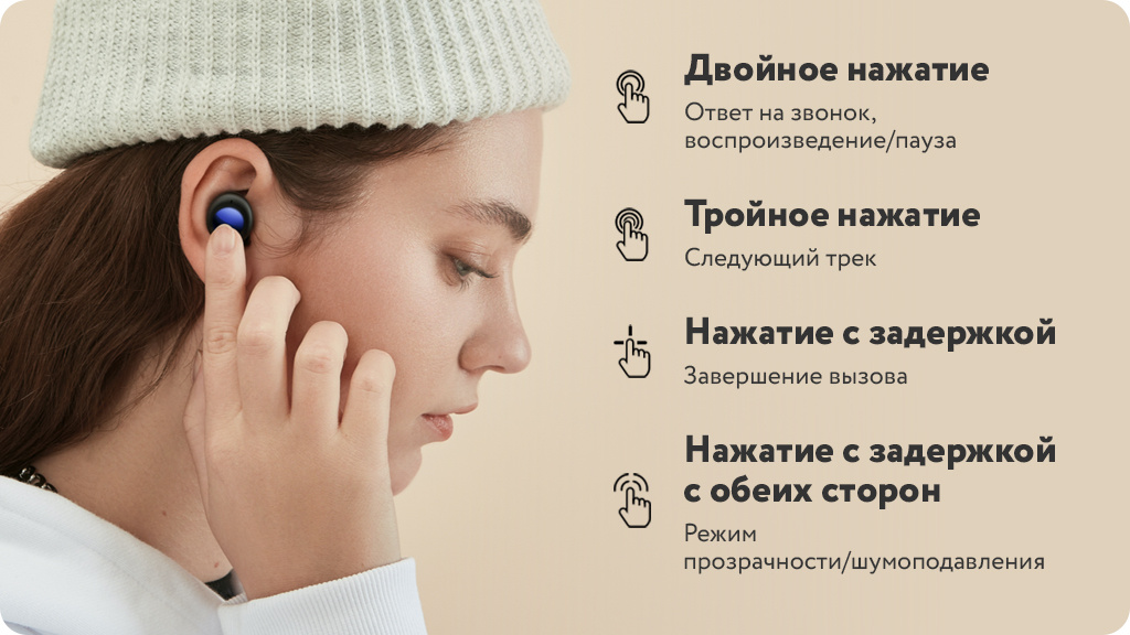 Беспроводные наушники Realme Buds Air 2 Neo черные
